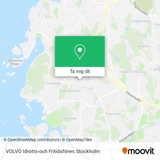 VOLVO Idrotts-och Fritidsfören karta
