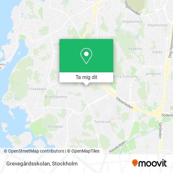 Grevegårdsskolan karta