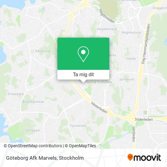Göteborg Afk Marvels karta