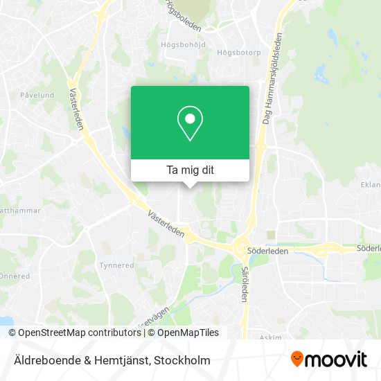 Äldreboende & Hemtjänst karta