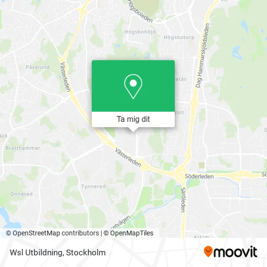 Wsl Utbildning karta