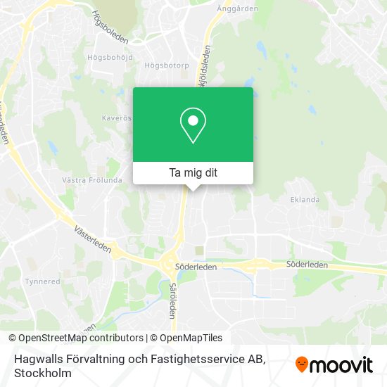 Hagwalls Förvaltning och Fastighetsservice AB karta