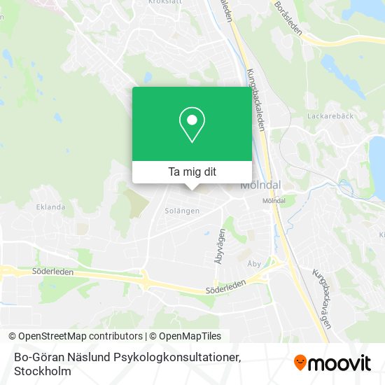 Bo-Göran Näslund Psykologkonsultationer karta