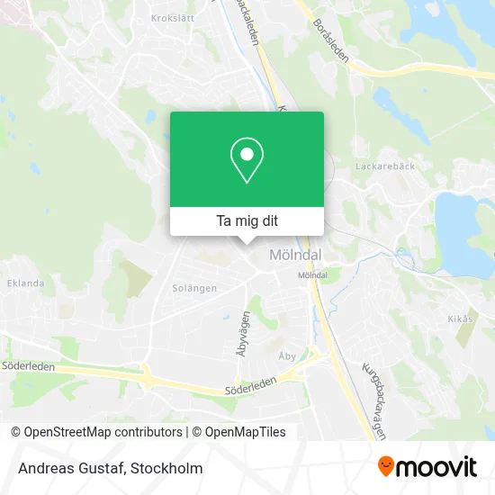 Andreas Gustaf karta