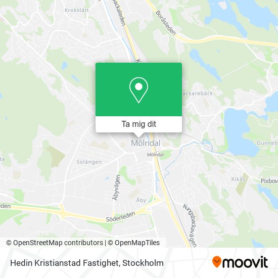 Hedin Kristianstad Fastighet karta