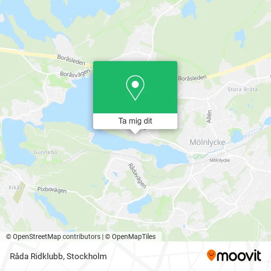 Råda Ridklubb karta