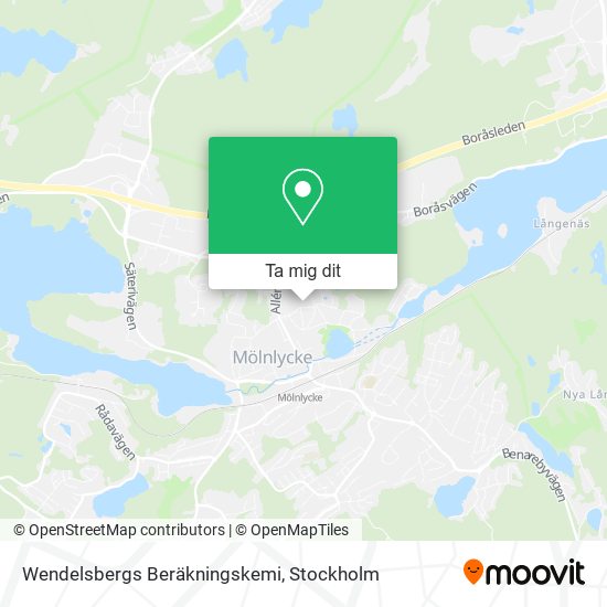 Wendelsbergs Beräkningskemi karta