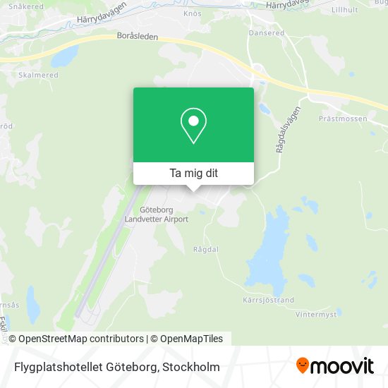 Flygplatshotellet Göteborg karta