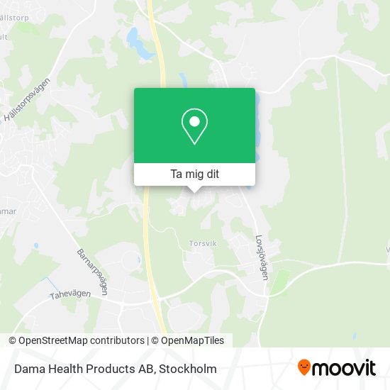 Dama Health Products AB karta