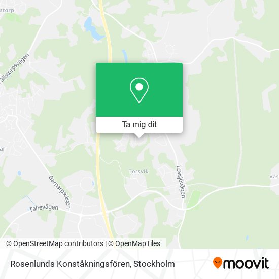 Rosenlunds Konståkningsfören karta