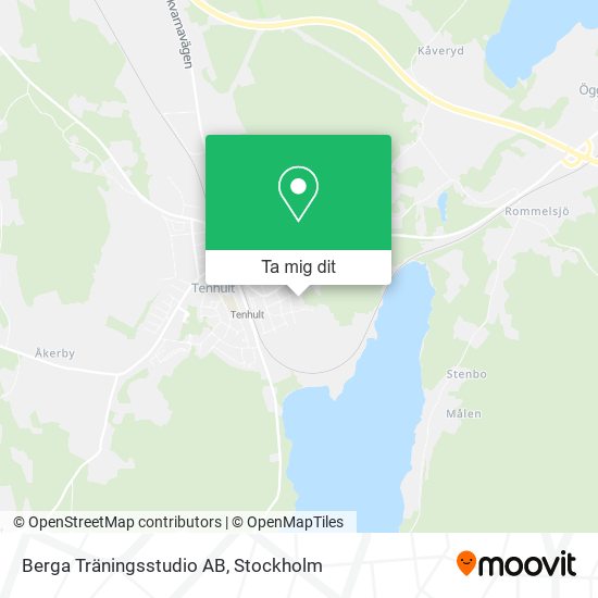 Berga Träningsstudio AB karta