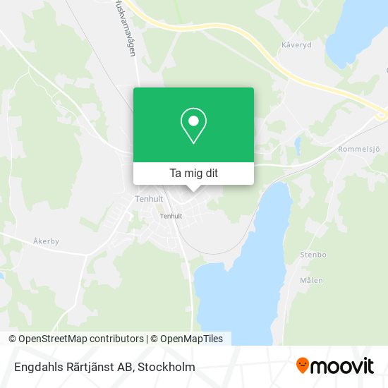 Engdahls Rãrtjãnst AB karta