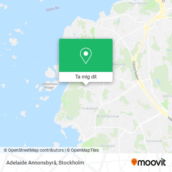 Adelaide Annonsbyrå karta