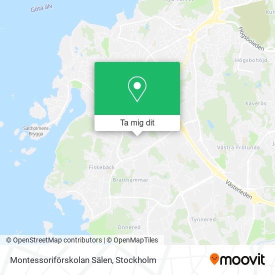 Montessoriförskolan Sälen karta