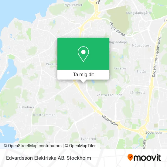 Edvardsson Elektriska AB karta