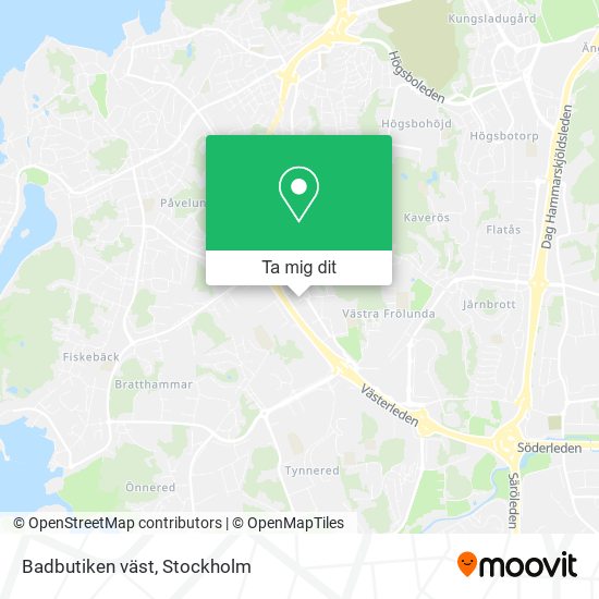 Badbutiken väst karta