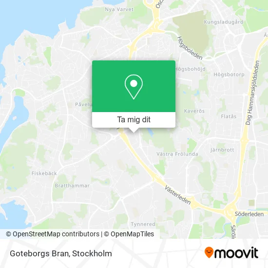 Goteborgs Bran karta