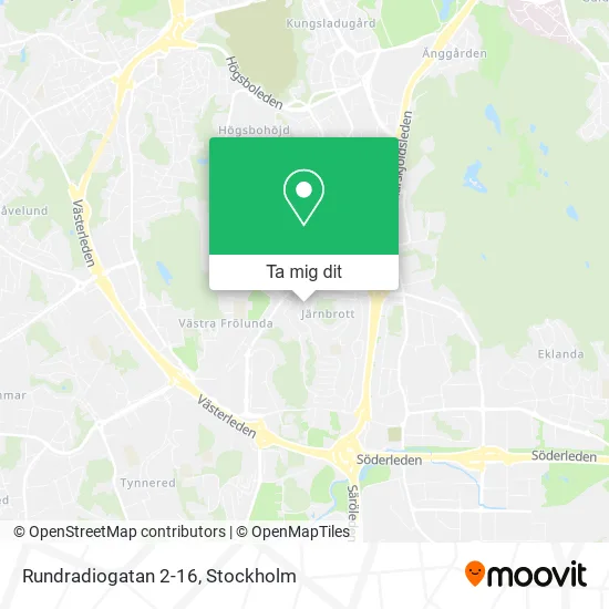 Rundradiogatan 2-16 karta