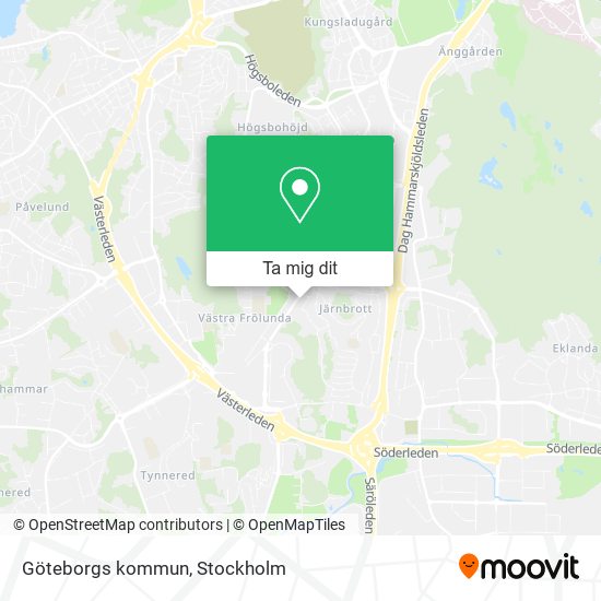 Göteborgs kommun karta