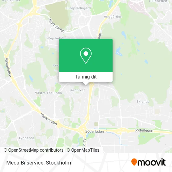 Meca Bilservice karta