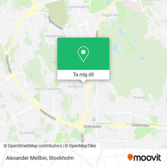 Alexander Mellbin karta