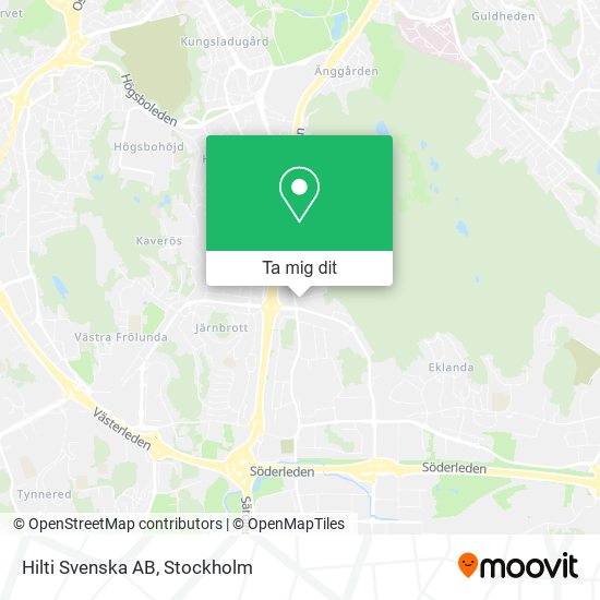 Hilti Svenska AB karta