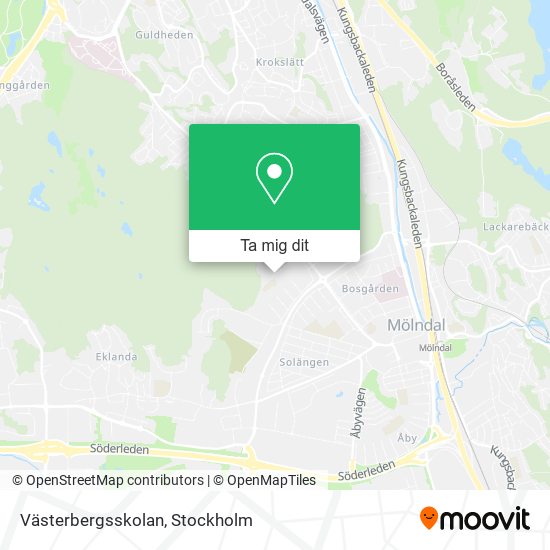 Västerbergsskolan karta