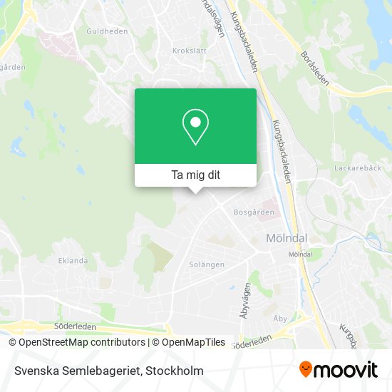 Svenska Semlebageriet karta