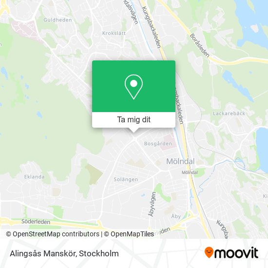 Alingsås Manskör karta