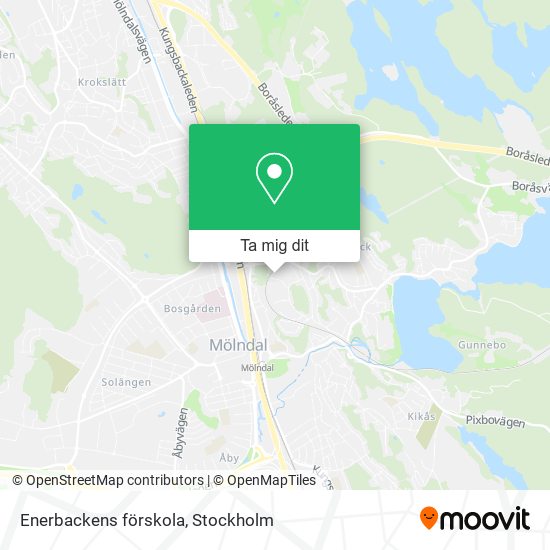 Enerbackens förskola karta