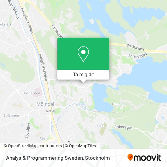 Analys & Programmering Sweden karta