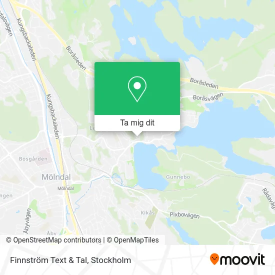 Finnström Text & Tal karta