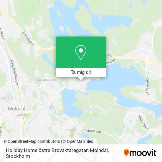 Holiday Home östra Brovaktaregatan Mölndal karta