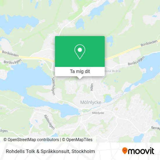 Rohdells Tolk & Språkkonsult karta