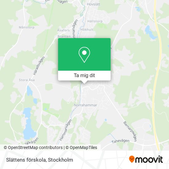 Slättens förskola karta