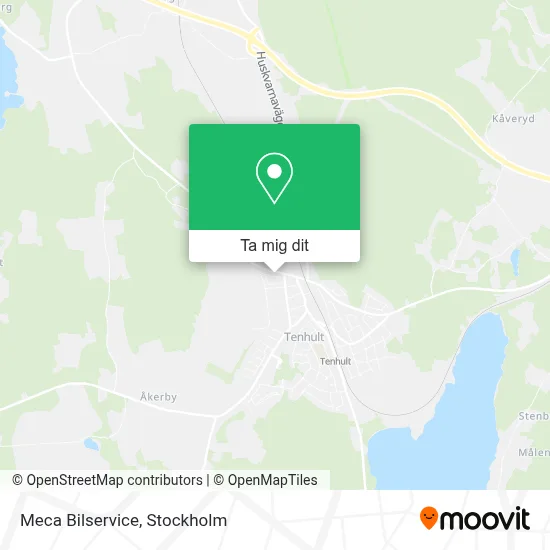 Meca Bilservice karta