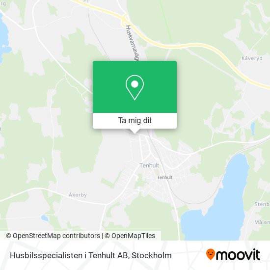 Husbilsspecialisten i Tenhult AB karta