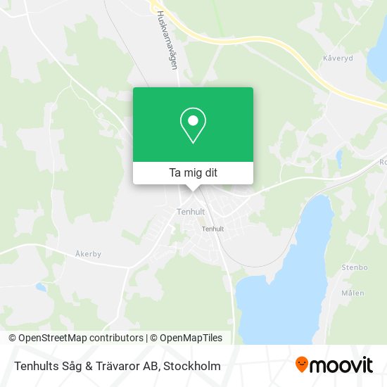 Tenhults Såg & Trävaror AB karta