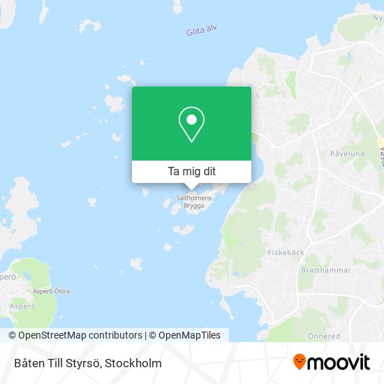 Båten Till Styrsö karta