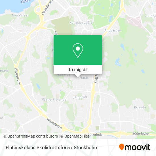 Flatåsskolans Skolidrottsfören karta