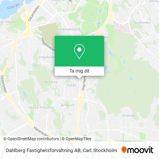 Dahlberg Fastighetsförvaltning AB, Carl karta