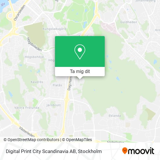 Digital Print City Scandinavia AB karta