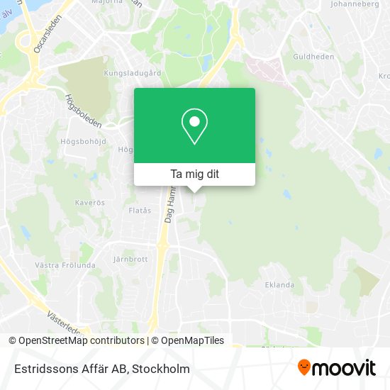 Estridssons Affär AB karta