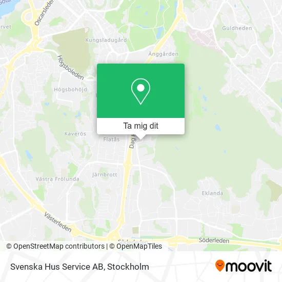 Svenska Hus Service AB karta