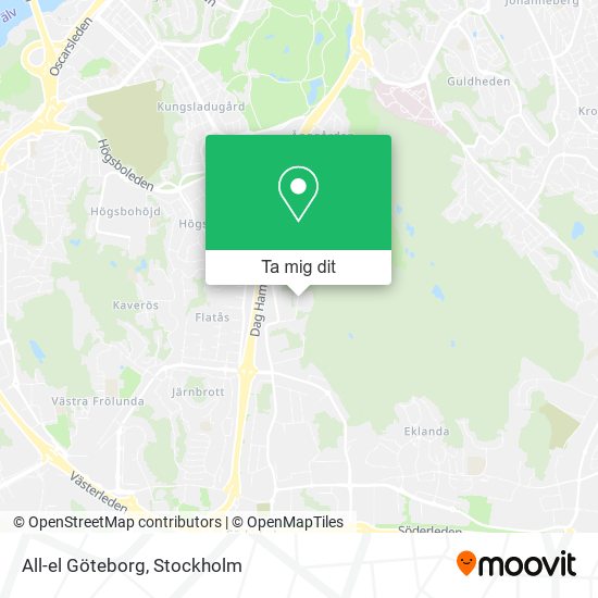 All-el Göteborg karta