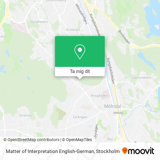 Matter of Interpretation English-German karta