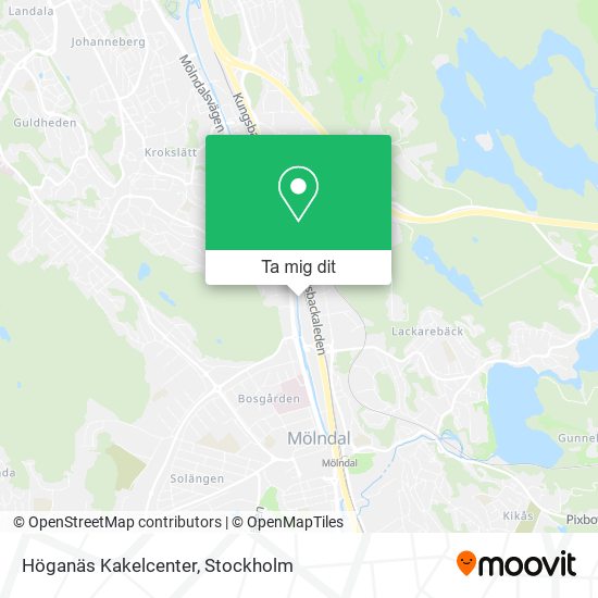 Höganäs Kakelcenter karta