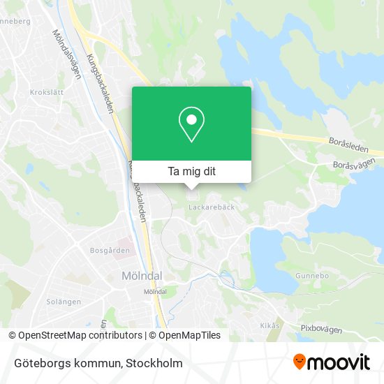 Göteborgs kommun karta