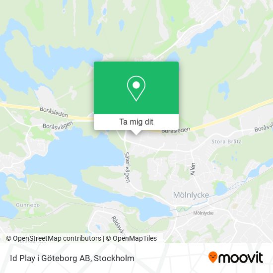 Id Play i Göteborg AB karta