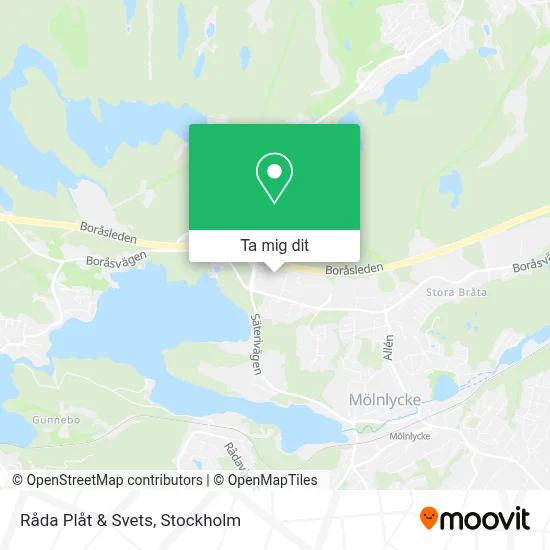 Råda Plåt & Svets karta